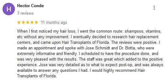 Best Florida Hair Transplant Clinic